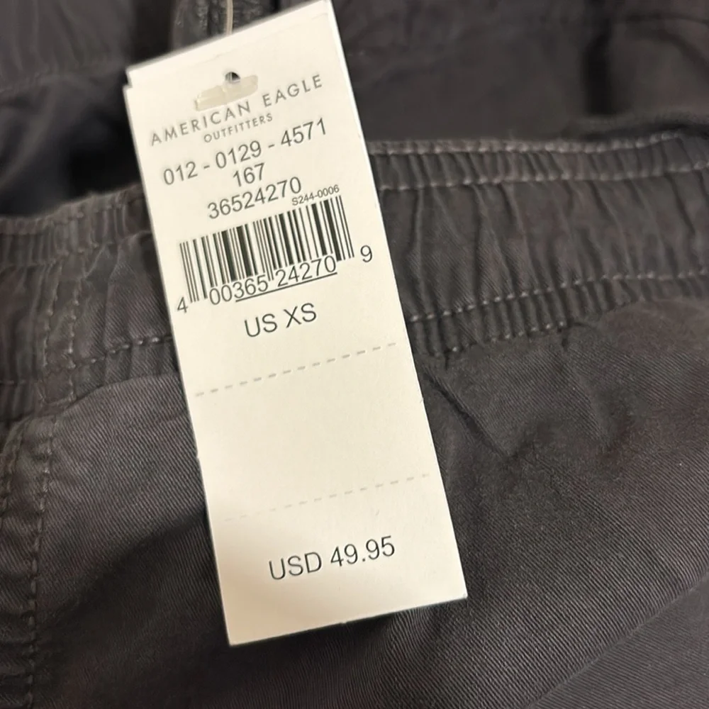 American Eagle Men's Black TREKKER JOGGER FLEX pants size xs - Picture 10 of 10